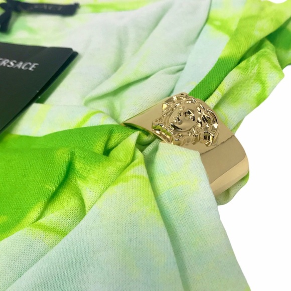 Brand New Versace Tie-Dye Medusa T-Shirt - Picture 5 of 8